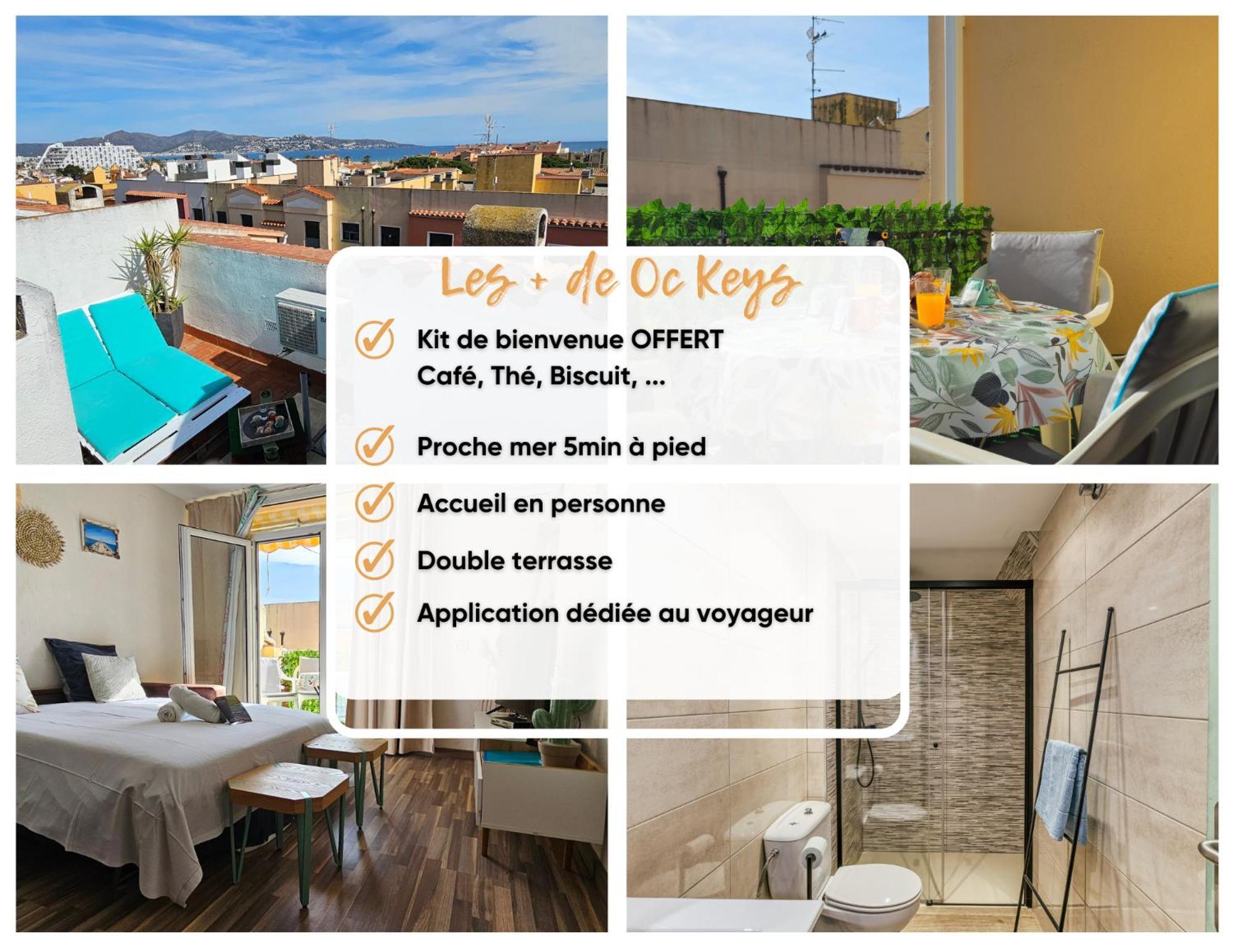 La Petite Venise Empuriabrava Solarium Vue Mer, 2 Terrasses Clim Parking Free Oc Keys Buitenkant foto