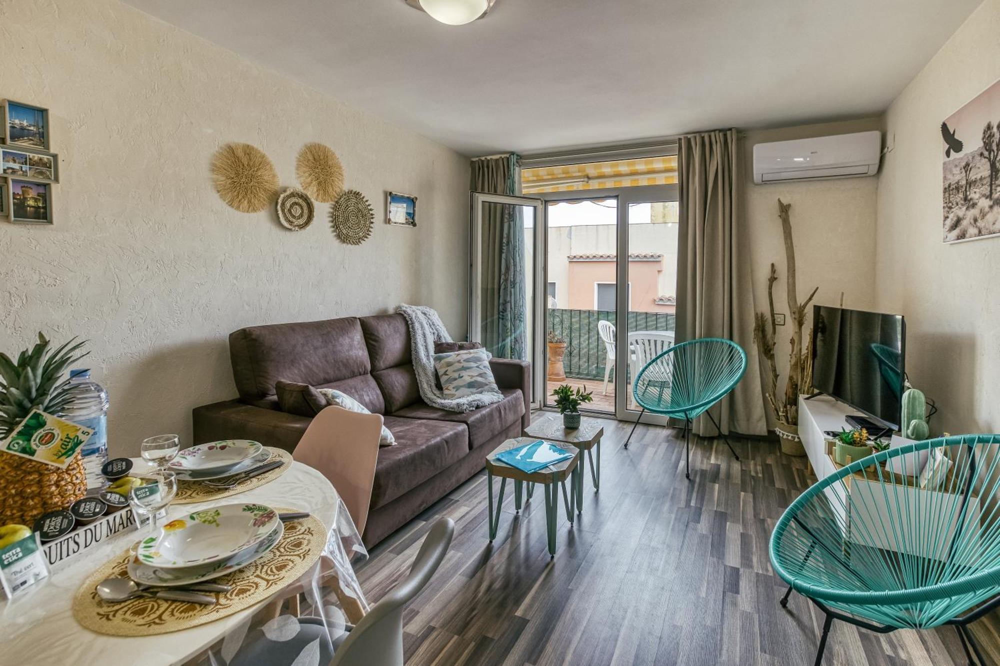 La Petite Venise Empuriabrava Solarium Vue Mer, 2 Terrasses Clim Parking Free Oc Keys Buitenkant foto
